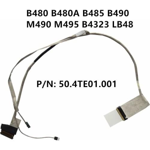 New Laptop LCD LED LVDS Video Screen Display Flex wire Cable For Lenovo B480 B480A B485 B490 M490 M495 B4323 LB48 PN50.4TE01.001