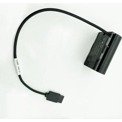 Faux Battery Adapter Cable for DJI Ronin-S Gimbal to LP-E6 DC Coupler Converter Cable for Canon Camera 5D2 5D3 5D4 Power Supply