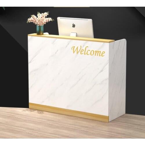 Checkout counter bar counter shop small simple modern clothing store counter desk reception desk