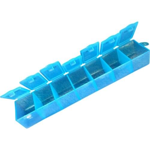 Pill Box Splitters 7 Days Weekly Tablet Pill Medicine Box Holder Storage Organizer Container Case Random Color