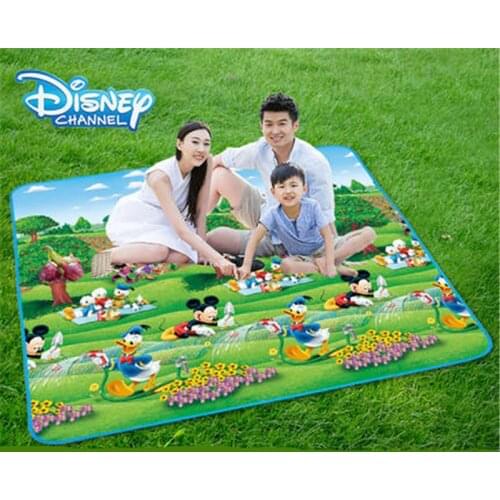 Disney Mickey Mouse Picnic Mat Moisture-proof Mat Beach Mat Outdoor Lawn Wild Thickened Cloth Tent Mat Kids Playmat