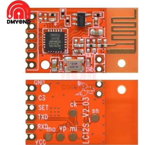 LC12S Transceiver UART Wireless Serial Port Transmission Module 2.4G Wireless Transceiver Module Long Distance for AGV Robot