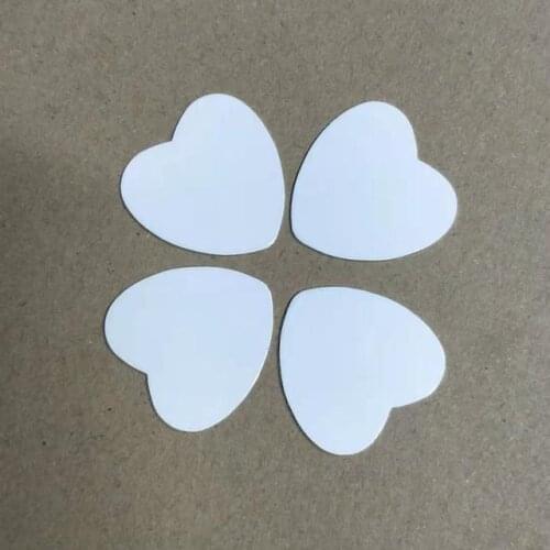 FREE SHIPPING 50pcs/lot Blank Sublimation Heart Metal Plates For DIY Printing Sublimation Ink Transfer Single side Print