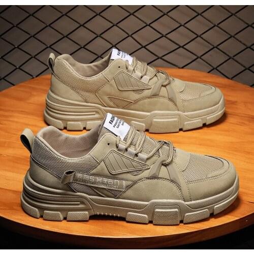 Men Leather Casual Shoes Canvas Patchwork Spring Autumn Outdoor Cool Comfortable Flat Work Martin Shoes