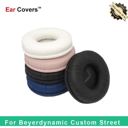 Earpads For Beyerdynamic Custom Street Headphone Earpads Replacement Headset Ear Pad PU Leather