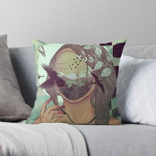 MOOD Throw Pillow Cushion Cover Polyester throw pillows case on sofa home living room car seat decor 45x45cm