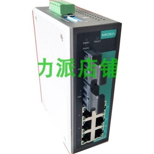 New Original Spot Photo For MOXA EDS-308-SS-SC-T Wide Ttemperature 8-Pport Single-Mode Industrial Ethernet Switch