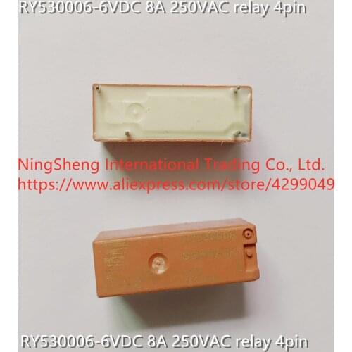 Original new 100% RY530006 genuine import RY530006-6VDC 8A 250VAC relay 4pin