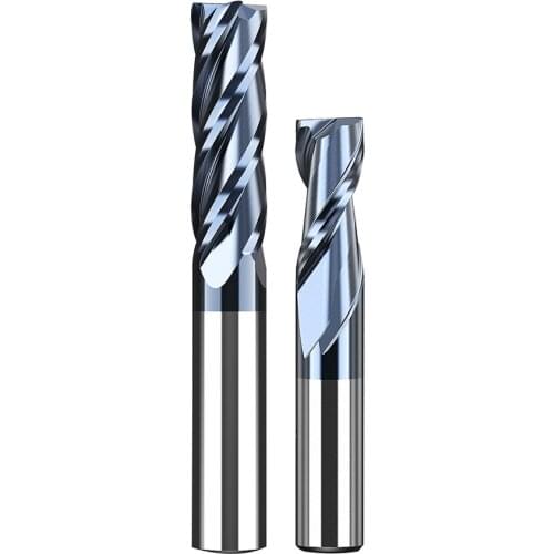 Ultrafine Tungsten Steel Milling Cutter CNC Engraving Machine Tool Alloy Coating End Mill