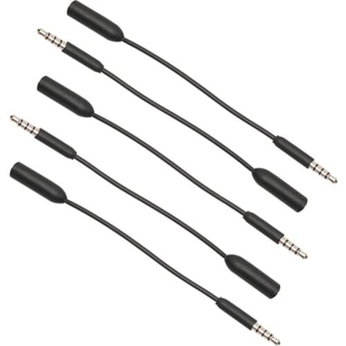 Slim 3.5mm Audio Jack Male to Female Headphone Extender Cable for Phone Tablets