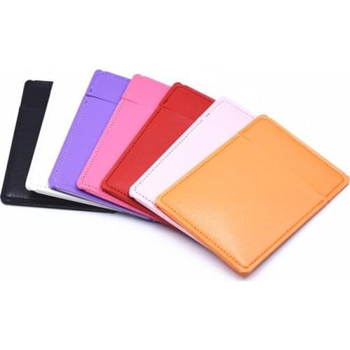 Ultra-thin Makeup Mirror Vanity Mirror Cosmetic 7 colors Make Up Pocket Rectangle Foldable Compact Makeup Folding Mirrors