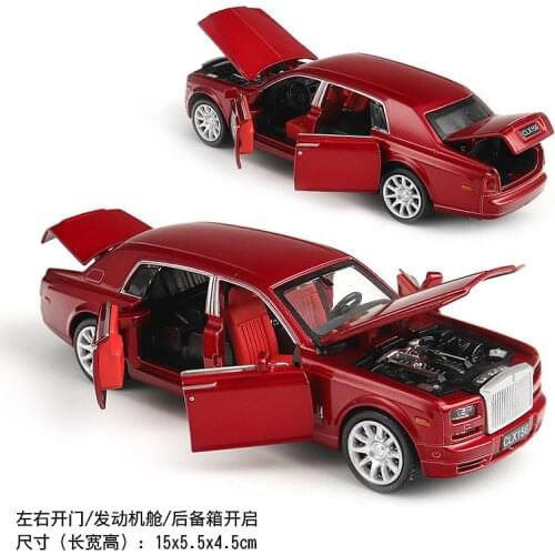 1:32 Die Cast Models Cars scale models of automobiles Alloy Vehicle gld3 Coche Toys for Children Rolls-Royce