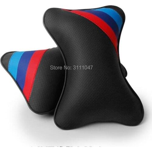 2018 New Car styling Leahter Headrest Neck Pillow for nissan 4runner cadillac Mazda rx8 nissan maxima 2018 camry bmw x5 e53