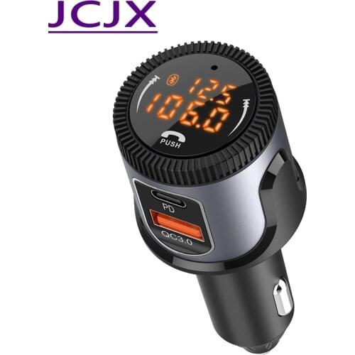 Bluetooth FM Transmitter For Car QC3.0 Wireless Bluetooth Car Adapter Mp3 Music Player Car Kit FM Radio with Hands-Free Calling