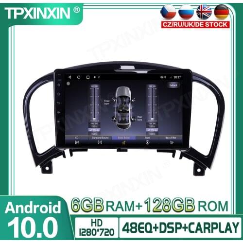 6+128G Android 10 For Nissan Juke 2011-2018 Car Multimedia Player GPS Navigation Head Unit Auto Radio Audio Stereo Tape Recorder