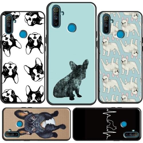 French Bulldog Cute Cartoon For OnePlus 8 Pro 9 Pro 9R Nord 8T Phone Case For OPPO Realme GT Neo 6 7 8 Q3 Pro C3 C21