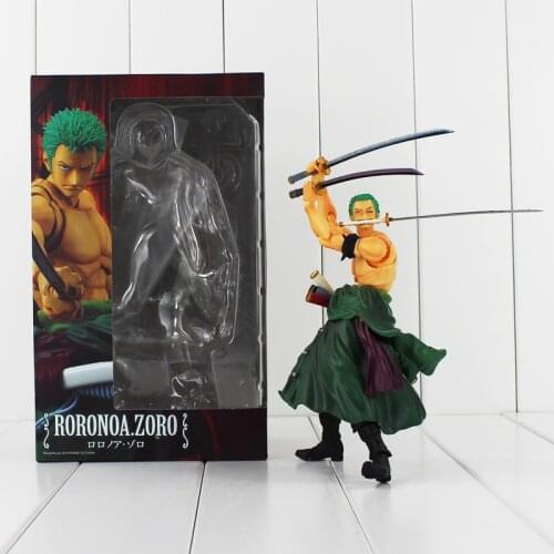 7" 18cm MegaHouse Variable Action Heroes Roronoa Zoro PVC Action Figure Model Toys Gifts Collection Dolls