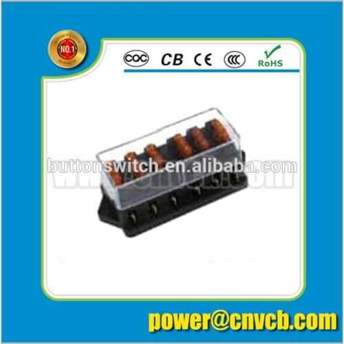 FH154 IBH-6P bayonet type for 6 pcs fuse slice 50A fuse block/fuse box