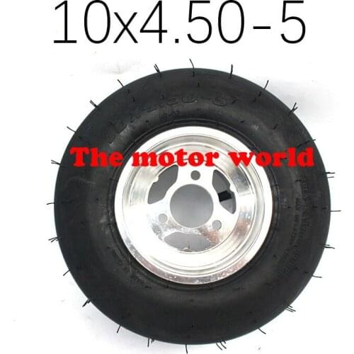 Hot Sale Newest Good Quality 10x4.50-5 Rubber Tyres with Hub Fit for GO KART KARTING ATV UTV Buggy Golf Touring Car