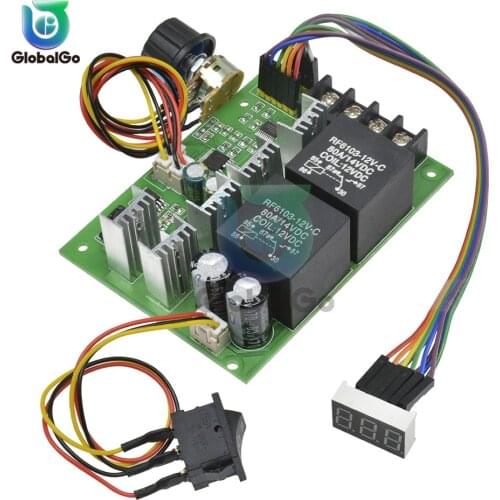 PWM Speed Controller DC Motor Digital Display 0~100% Adjustable Drive Module Input MAX60A 12V 24V