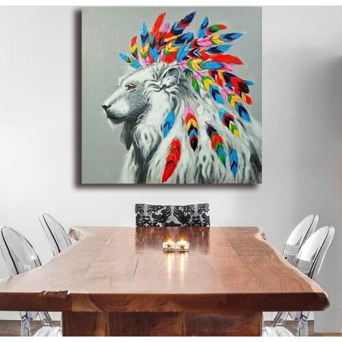 Fashion King-of-the-Beast pop Oil Painting Wall Art Picture Paiting Canvas Paints Home Decor HD Print Painting Wall Art Picture