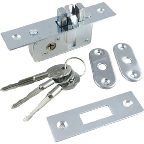 Invisible/Door Lock, Sliding Door Hook Lock, Alloy Lock Body, Frame Glass Door, Sturdy, Durable, Door Hardware