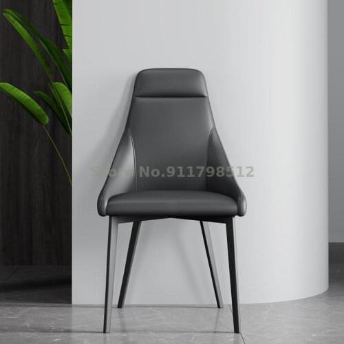 Nordic study chair backrest home simple modern computer stool desk bedroom makeup minimalist light luxury dining chair