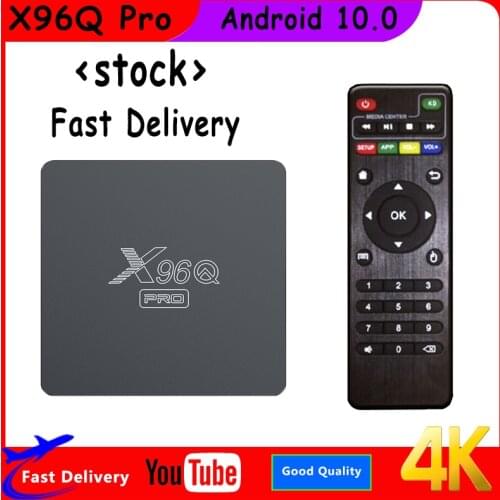 X96Q Pro 8G&16G Android TV BOX 4K Media Player netflix account xxxx 2.4G/5G WIFI Dual WIfi Anti shake powerfull smart tv box