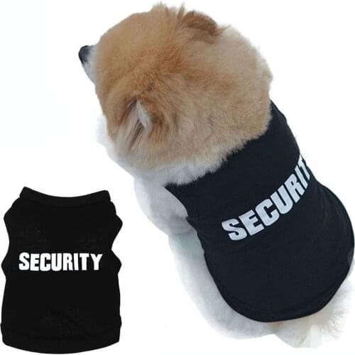 Small Dog Clothes Pet Cat Vest Cute Kitten Cat Costume Puppy Printed Black T Shirt Summer Thin Vest Pets Clothing Ropa Perro