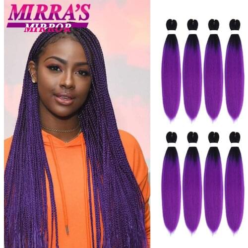 Braiding Hair Extensions 24inch Ombre Jumbo Braids Synthetic Hair For African Women Yaki Texture Braid Hair Mirra’s Mirror