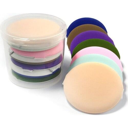 Professional Sponge Puff Portable Face Cosmetic Flapping Pad Round Shape Facial Powder Puff For Beauty Makeup Tools Accessories