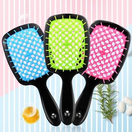 Professional Hair Massage Comb Salon Hair Care Styling Tool Anti Tangle Anti-sta Available wet and dry