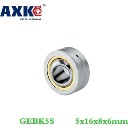 Axk Gebk5s Pb-5 Radial Spherical Plain Bearing With Self-lubrication For 5mm Shaft