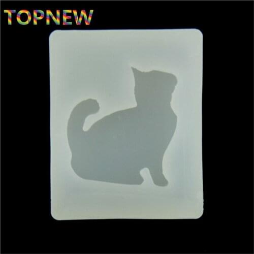 Cat Kitten Silicone Mold for Fondant Gum Paste Chocolate Epoxy Resin Pendant Jewelry Crafts