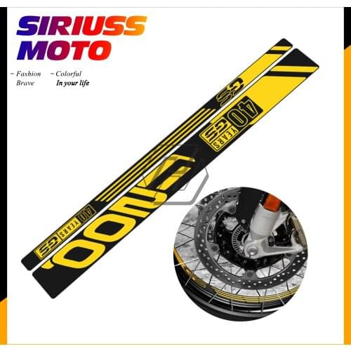 Motorcycle Wheel Reflective 40 Years Rim Sticker Case for BMW R1200GS R1250GS Adventure 2014-2021