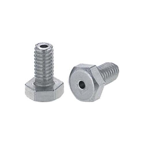 2pcs M4 hexagon through hole screws outer hex hollow screw ventilation bolt stainless steel bolt 1.5mm aperture 6mm-20mm long