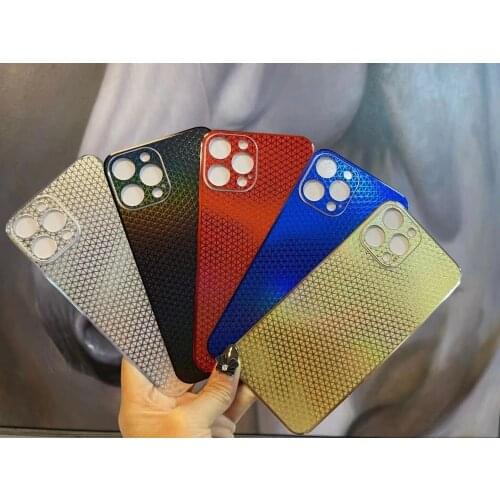 2021 Dragon Pattern Tempered Glass Screen Protector for iPhone 12 Mini Pro Max Colorful Full Cover Protective Film