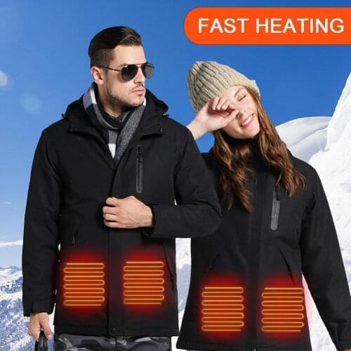 USB Charging And Heating Outdoor Jacket Waterproof Heating Jacket Ski Suit Mountaineering Clothes Heated Jacket