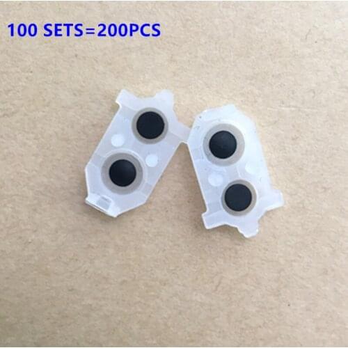 100sets=200pcs For PS4 JDS030 L2 R2 L1 R1 Rubber Conductive Pads For PS4 1200 Controller Silicon Rubber Buttons