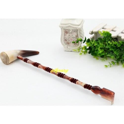 20pcs/lot Multi function Natural horn Back Scratching Scratcher health Massage hammer massager claw Itch Backscrather