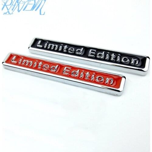 3D Metal Limited Edition Auto Car Sticker Badge Decal For SUZUKI S-cross Ertiga Swift jimny grand SX4 Vitara Kizashi