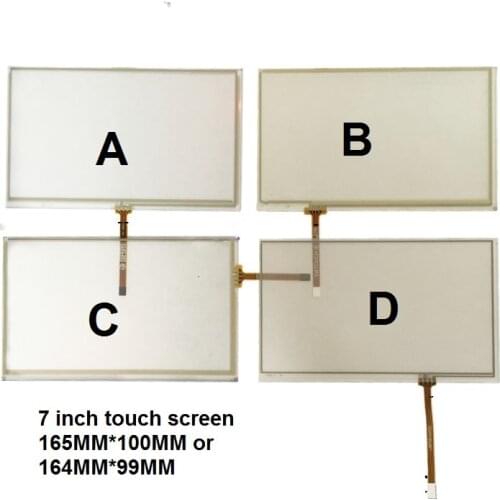 7 inch touch screen 165*100 164*99 for AT070TN92 AT070TN93 AT070TN94 touch panel