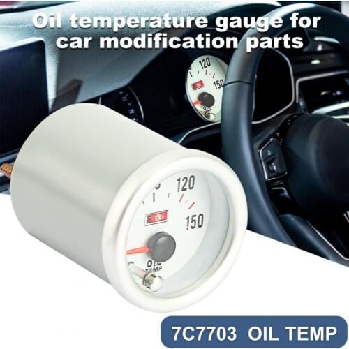 Car Oil Temp Gauge Spare Parts Oil Temperature Meter 7C7703 OIL TEMP for Vehicles