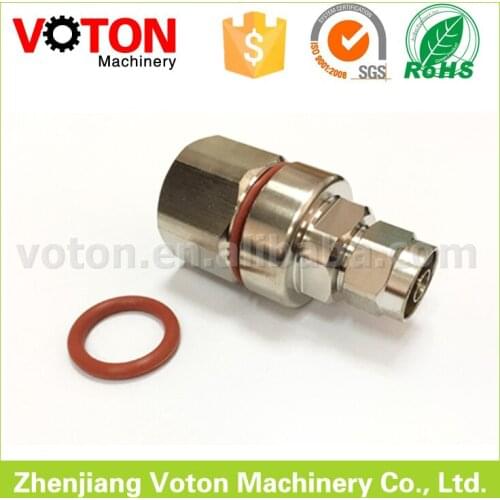 Free shipping 5piece plug clamp n male connector for 7/8'' foam feeder cable