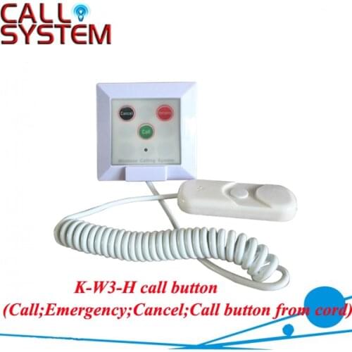 Hospital nurse alarm buzzer system Panic transmitter with 4-key for clinic, nursing house
