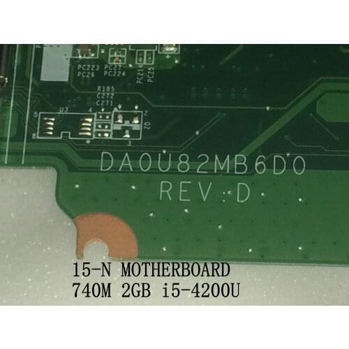 BRAND NEW, 736377-501 DA0U82MB6D0 DA0U83MB6E0 15-N MAINBOARD FOR HP PAVILION 15-N LAPTOP MOTHERBOARD, GPU 740M 2GB, i5-4200U