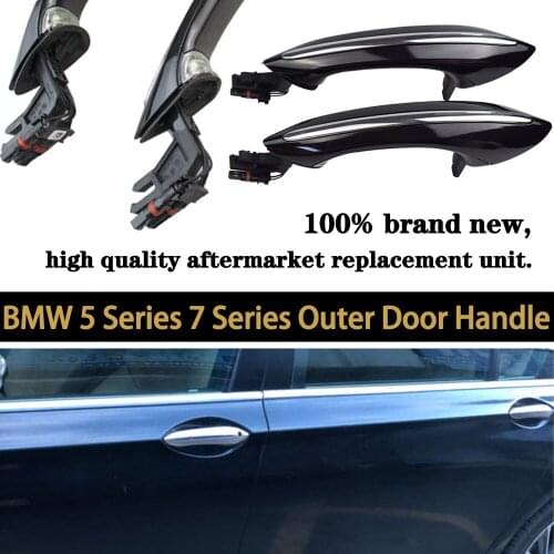 Black Outer Outside Exterior Comfort Access Door Handle For BMW 5 7 Series F01 F02 F06 F10 520d 520i 525d 528i 530d 530i