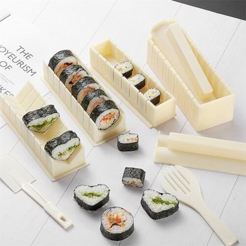 Sushi Rice Maker Mold Hoge Kwaliteit Japanse Rijst Bal Cake Roll Mold Multifunctionele Mould Maken Sushi Gereedschap