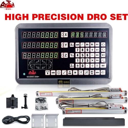 Machine Measuring Instrument 3 Axis Digital readout dro GCS900-3DB+ Display System For Mill Machine With three linear scales