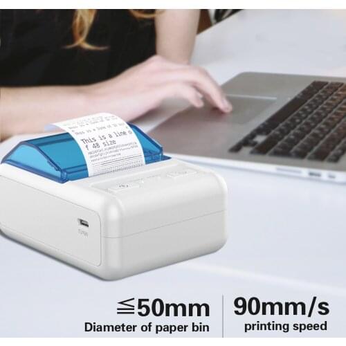 Mini Bluetooth POS PC 58mm*50mm Thermal Printer USB Receipts Printer Pocket Bill Impresorav Bluetooth Thermal Receipt Printer